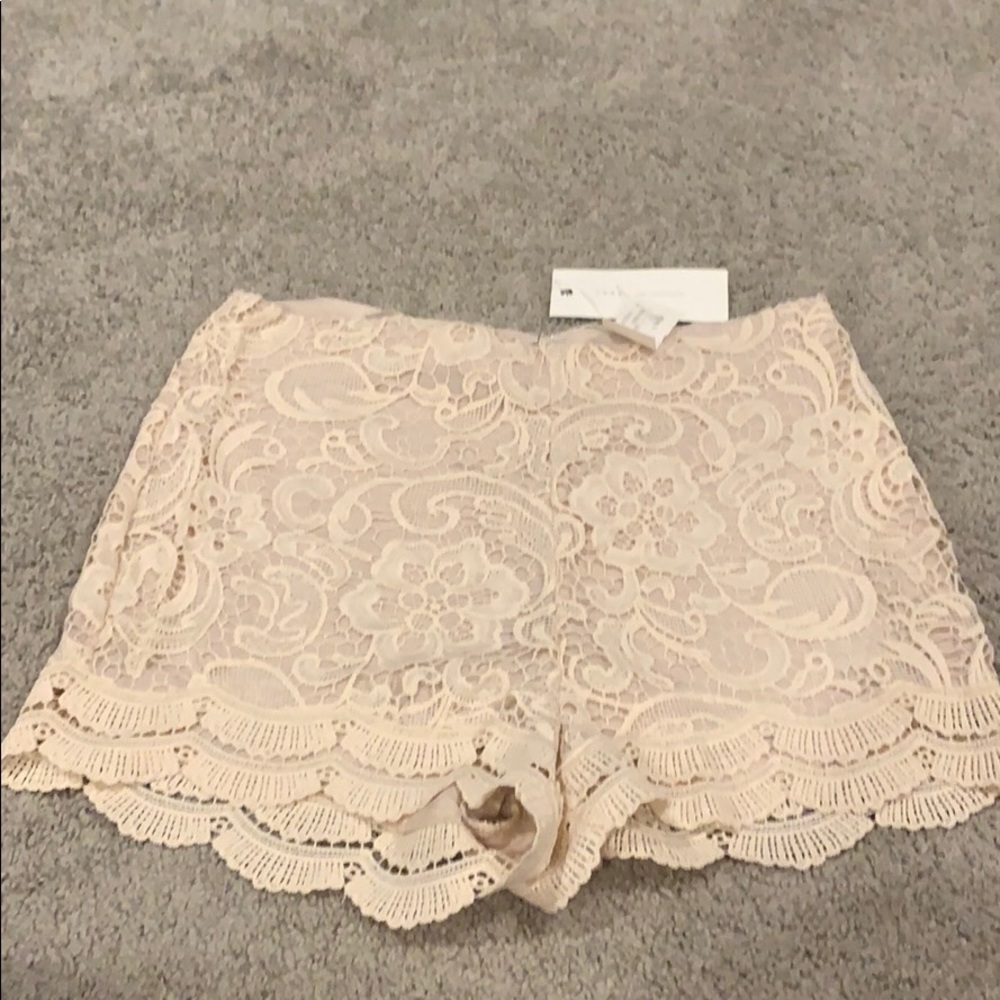 Lace shorts
